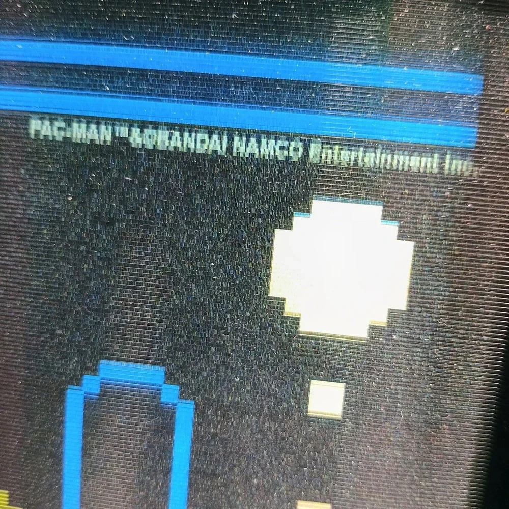 Pac Man Lenticular Framed Wall Art Retro Arcade Video Game 3D Motion 18x15